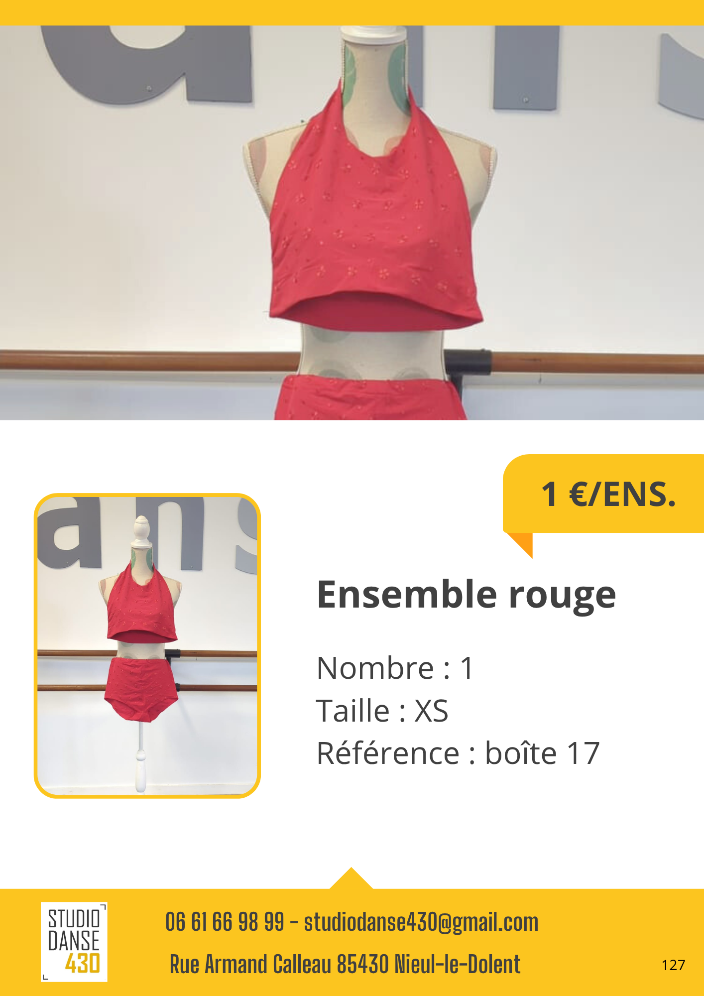 Ensemble rouge