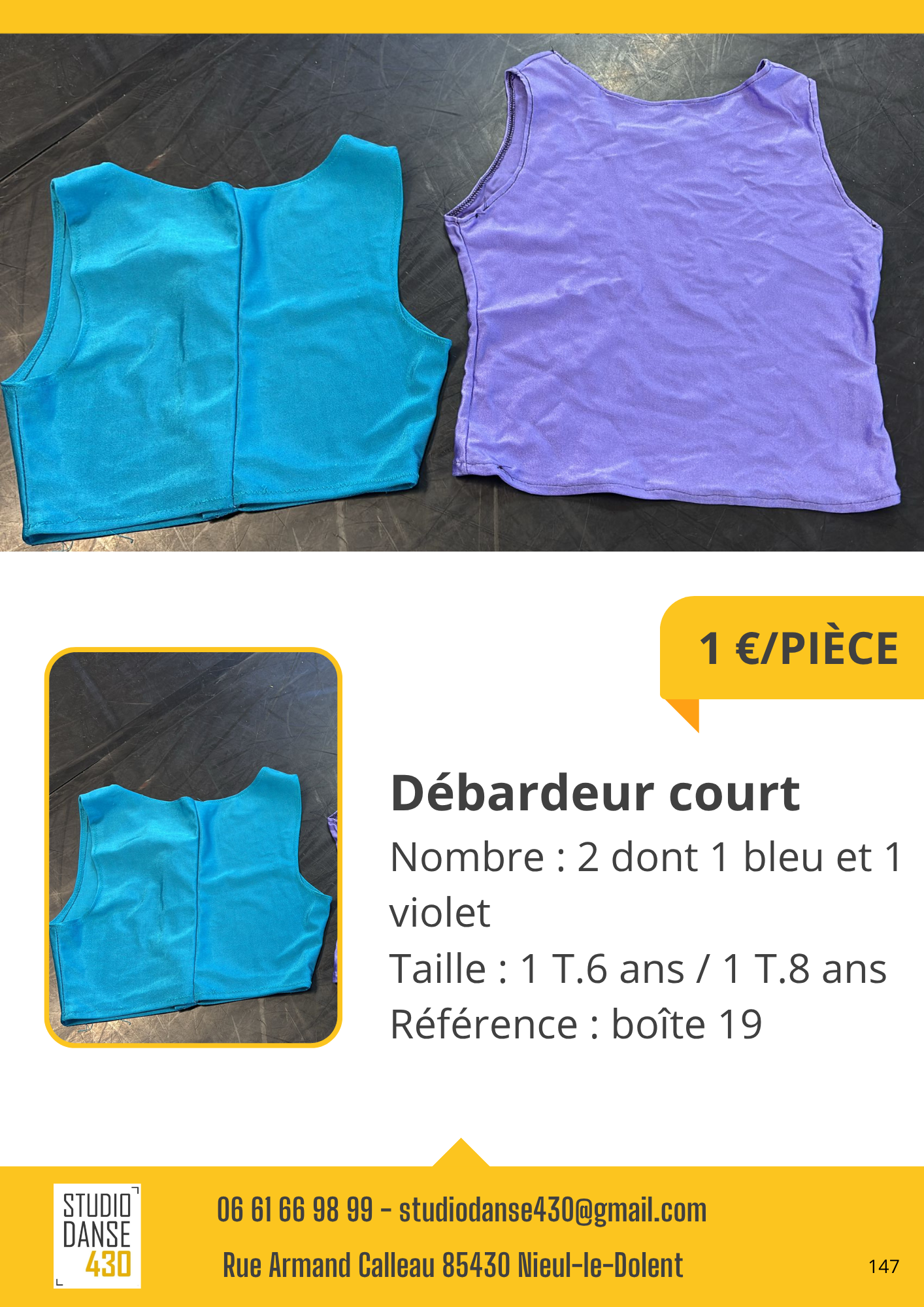 PIÈCE Débardeur court