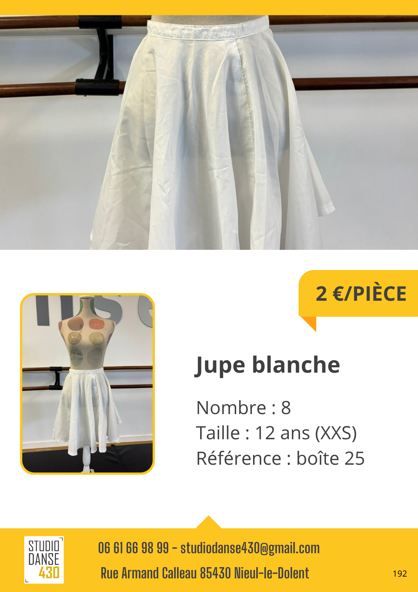 Jupe blanche