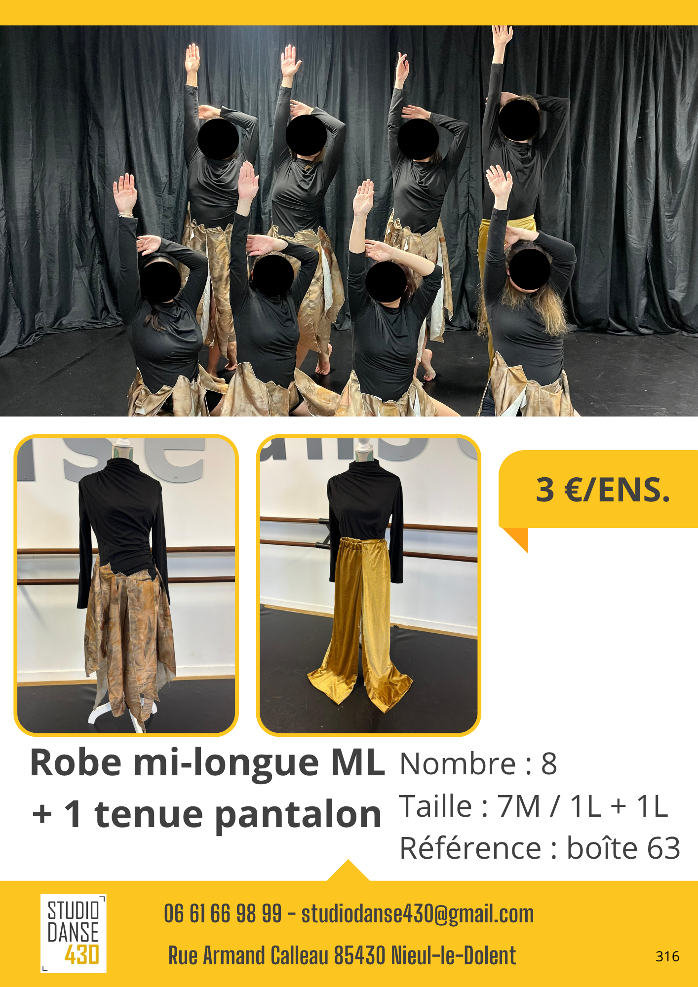 Robe mi-longue ML