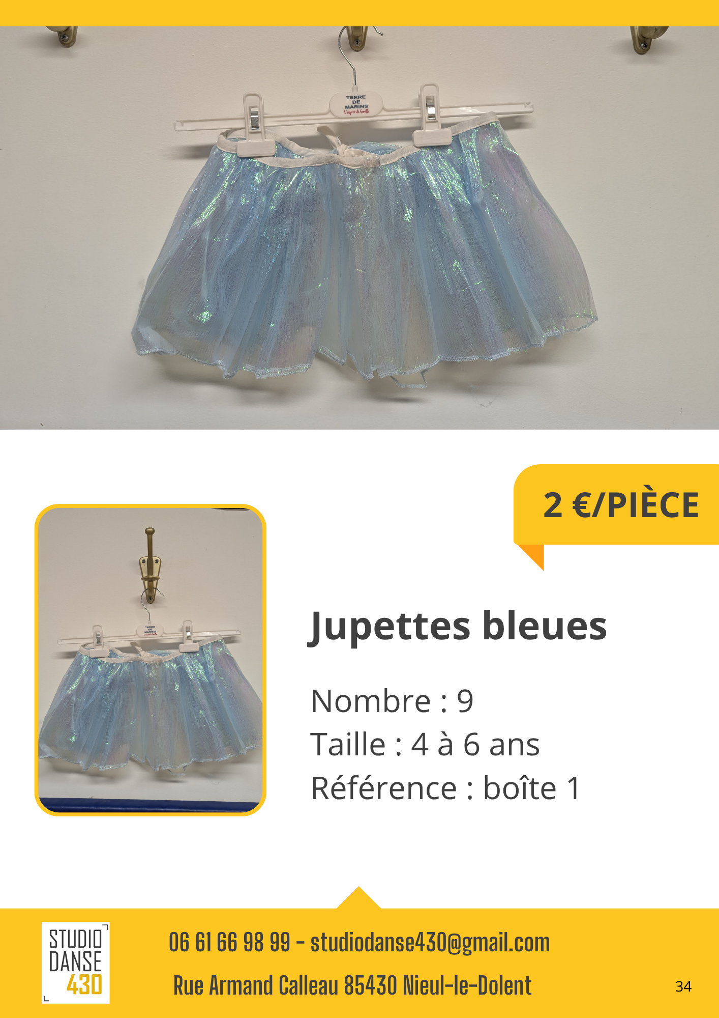 Jupettes bleues