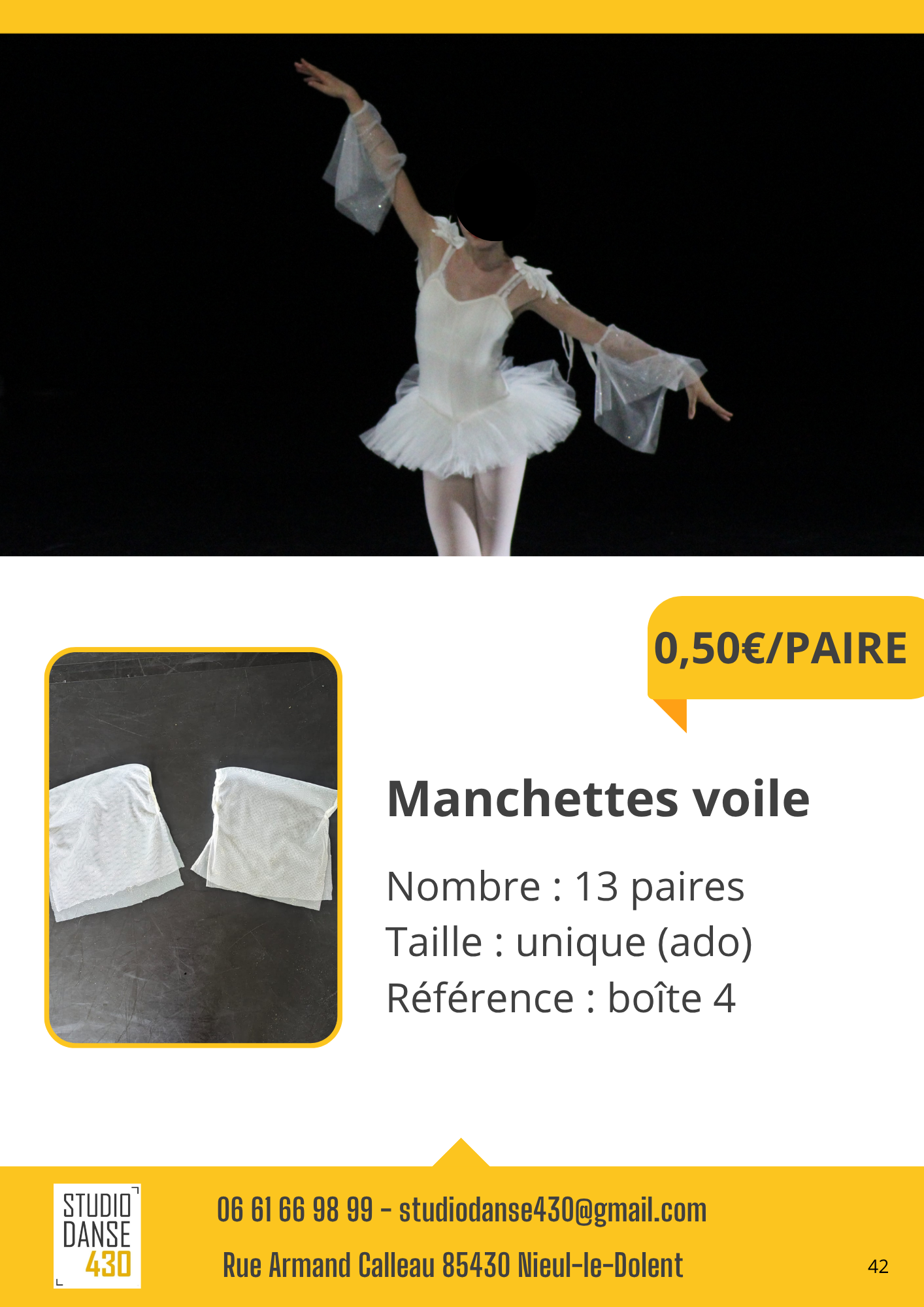 Manchettes voile