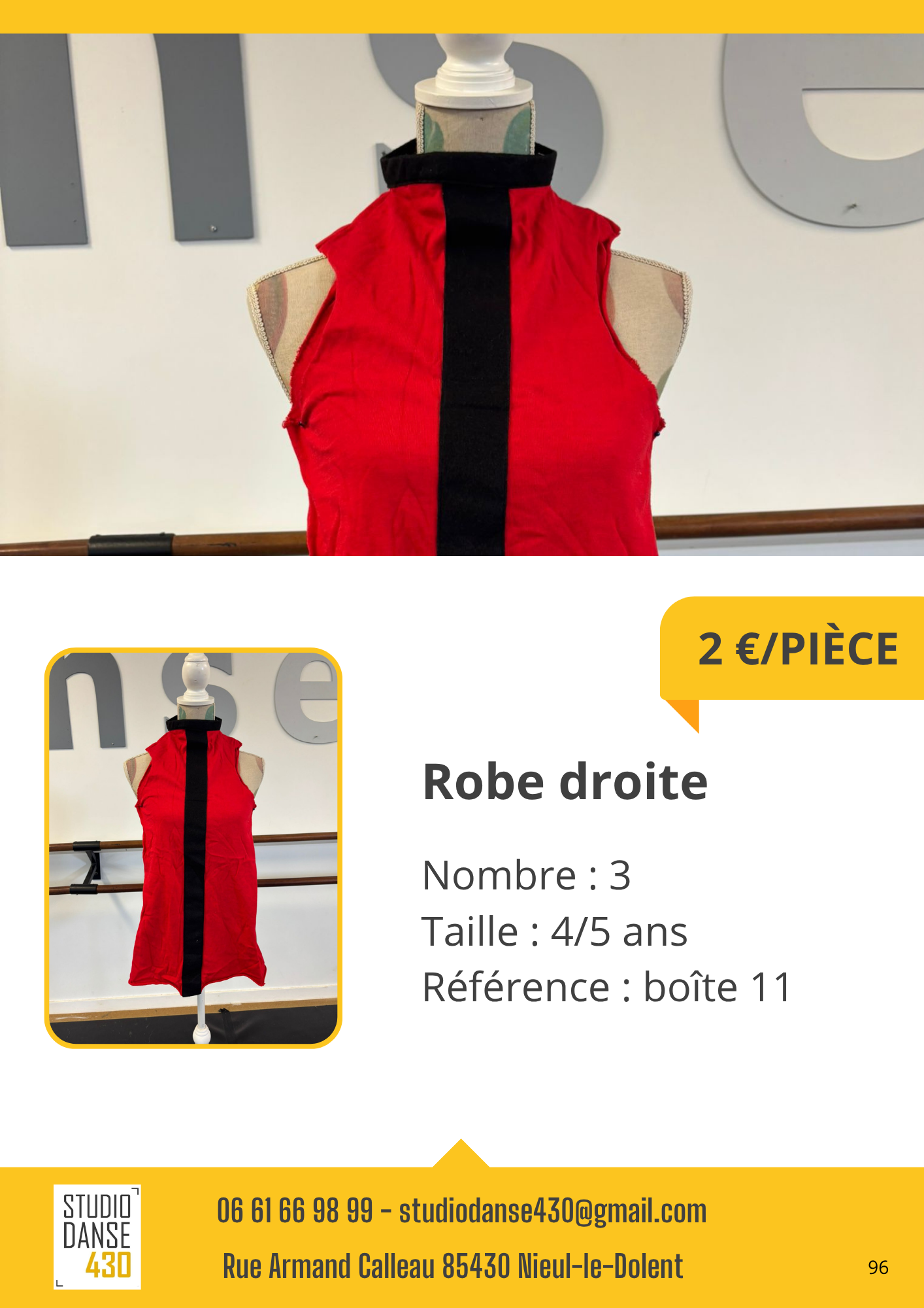 Robe droite